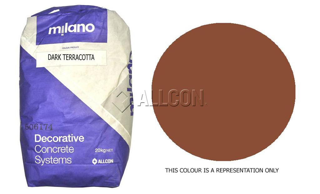 Milano Dark Terracotta Colour Hardener - 20kg