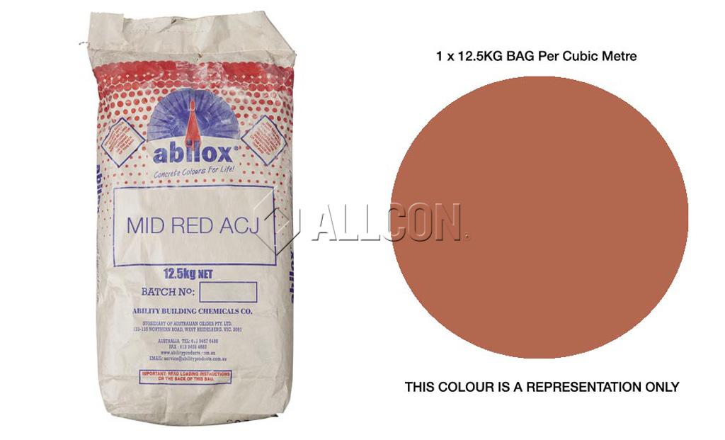 Abilox Mid Red ACJ (130 Type) Oxide – 12.5kg