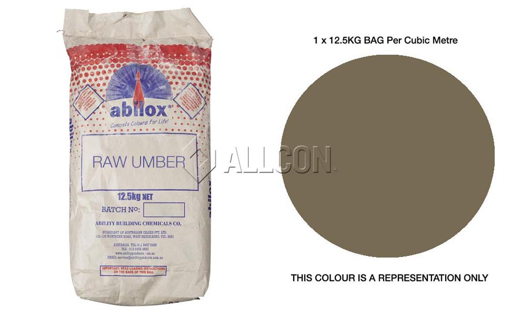 Abilox Raw Umber Oxide – 12.5kg