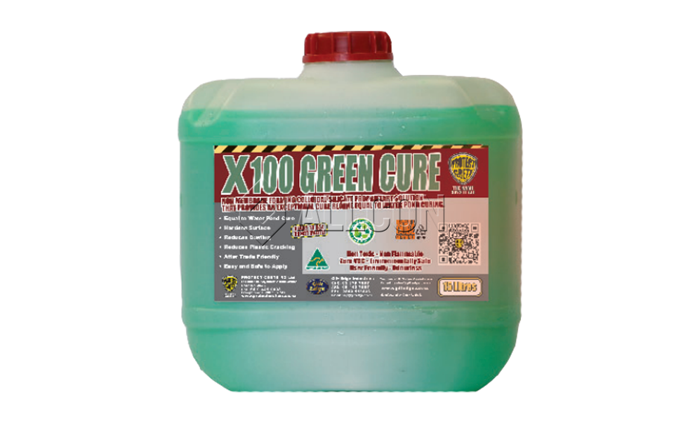 Green Concrete Cure & Hardener X100 – 15L