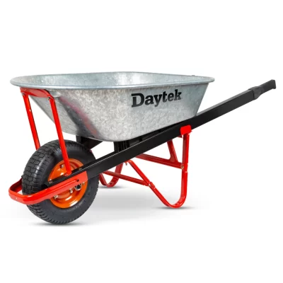Daytek 100L Steel Tray Wheelbarrow