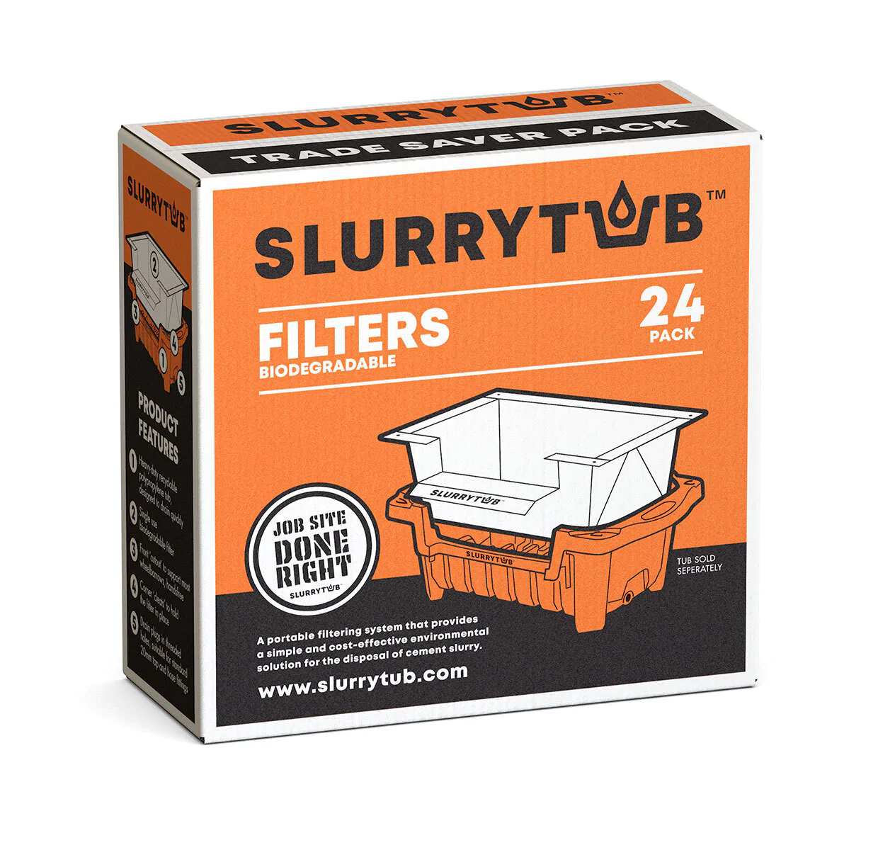 SlurryTub Filter Pack of 24